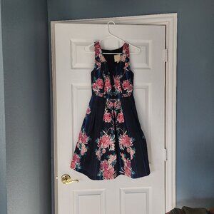 Modcloth Party Dress 50s Silhouette Sz S